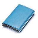 Pochette de voyage pour documents en simili cuir avec une housse rigide Housse avec bords surpiqués Dimensions compactes 10 x 6,5 x 1,8 cm 25