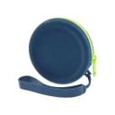 Pochette ronde pour friandises pour chiens avec zip sur tout le tour 9 x 9 x 3 cm Sangle pour accrocher et barrière contre les odeurs 2