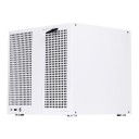 Počítačová skříň NAS 30 x 27 x 27 cm s 8 pozicemi pro disky 3,5" hot-swap a SATA backplanem pro základní desku MATX i ITX a zdroj ATX 1