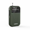 Pocket Radio 12.5 x 2.8 x 7.2 cm in Retro Style with 4 Bands FM1 FM2 MW and SW with DSP Signal Processing and Telescopic Antenna for Travel 9