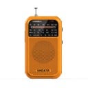 Pocket Radio 12.5 x 2.8 x 7.2 cm in Retro Style with 4 Bands FM1 FM2 MW and SW with DSP Signal Processing and Telescopic Antenna for Travel 8