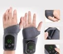 Podgrzewana orteza na nadgarstek 5 poziomów temperatury 3 tryby wibracji 37,5 x 9 cm wyświetlacz LCD ładowanie USB-C bateria 1800 mAh automatyczne 5