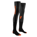Podkolenky pod moto boty 1 pár Vysoký střih nad koleno Polyester a nylon Černé s oranžovou špičkou a patou Unisex moto oblečení 1