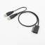 Podłączanie podwójnego kabla USB do 13-pinowego złącza SATA M/M 3