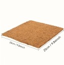 Podložka do hnízda pro slepice z kokosových vláken s absorpcí vlhkosti 25 x 25 cm přírodní hnědá pro kuřata a snášku vajec 3