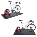 Podložka pod cvičebné stroje skládacia tlmiaca 160 × 75 × 0,6 cm PVC čierna protisklzová vodoodolná pre domáce fitness 4