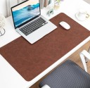 Podložka pod myš a klávesnicu 40 x 80 cm Umelá koža polyuretán a polyester Ochrana stola pod notebook i počítač do kancelárie a domácnosti 5