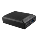 Podofo aktivní subwoofer do auta 600 W tenký podsedadlový basový reproduktor se zesilovačem 19,8 x 28,3 x 8,2 cm černý 12 V 4 Ω 1