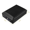 Podofo aktivní subwoofer do auta 600 W tenký podsedadlový basový reproduktor se zesilovačem 19,8 x 28,3 x 8,2 cm černý 12 V 4 Ω 4