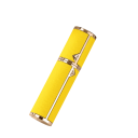 Podróżowy atomizer na perfumy 5 ml z PU skóry i metalu z dekoracyjnymi złotymi detalami kompaktowa butelka do przenoszenia zapachu 1