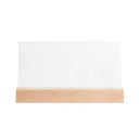 Podświetlany ramka LED na trzy zdjęcia 17 x 3 x 9,3 cm akryl drewno na baterie dekoracyjna ramka stojąca do mieszkania 2