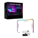 Podświetlenie LED monitora z synchronizacją kolorów ekranu i muzyki, 32 cale, USB 5V RGB-IC paski, wielokolorowe, do gier PC i biura 3