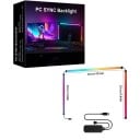 Podświetlenie LED monitora z synchronizacją z ekranem i muzyką 27 cali USB 5V RGB listwy świetlne do gier PC, komputerów i biura 3