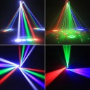 Pohyblivé LED svetlo 80 W RGB lúčové s diaľkovým ovládaním a DMX 237 x 140 mm napájanie 90-240 V čierne na párty a disco aj pódium 5