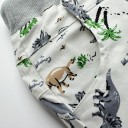 Poikien shortsit dinosauruskuviolla J1329 13
