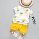 Poikien T-paita ja shortsit L1622 4