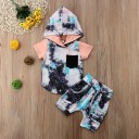 Poikien T-paita ja shortsit L1719 1