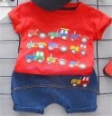 Poikien T-paita ja shortsit L1728 3