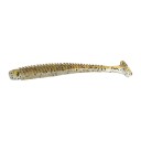 Poissons en caoutchouc ring shad 6,3 cm 1,4 g Paquet de 20 pièces Leurres souples avec sel et microcanaux Pour la pêche à la traîne 30