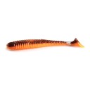 Poissons en caoutchouc ring shad 9,7 cm 4,7 g Paquet de 6 pièces Leurres souples avec sel et micro-rainures Pour la pêche aux poissons 20