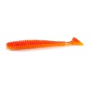Poissons en caoutchouc ring shad 9,7 cm 4,7 g Paquet de 6 pièces Leurres souples avec sel et micro-rainures Pour la pêche aux poissons 9