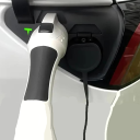 Pojistný kroužek nabíjecího adaptéru pro Tesla Bezpečnostní zámek vnitřní průměr 5,1 cm Autopříslušenství Černý Na nabíjecí konektor 4