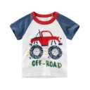 Pojk T-shirt med bil 2