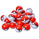 PokeBall med 2 Pokémon figurer och klistermärken Mini Pokémon figurer i Pokéball Present till Pokémon fans Liten och större figur med klistermärken i Pokéball, 24 st. 3