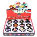 PokeBall mit Pokemon-Figur und Aufklebern, Pokeball-Set in einer Box, Minifigur Pokemon im Pokeball, kleine Figur mit 2 Aufklebern im Pokeball, 12-tlg 2