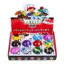 Pokéball Pokémon figurával és matricákkal Pokéball készlet dobozban Mini Pokémon figura Pokébálban, 12 db 1
