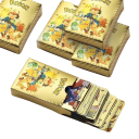 Pokémon Card Pack VMax Shiny Pokémon Cards Pokémon Trading Cards Speelkaartenset, Goud, 27 stuks 2