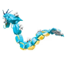 Pokémon construção Gyarados 481 pcs 30 x 20 x 9 cm Modelo dobrado de dragão aquático Brinquedo de construção criativa para crianças Figura detalhada de Pokémon brinquedo de colecionador 2
