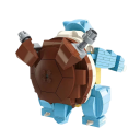 Pokémon építőkészlet Blastoise 385 db 15,5 x 15 x 12,5 cm Összecsukható vízi Pokémon modell Kreatív építőkészlet gyerekeknek Gyűjthető figura 2