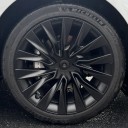 Poklice na kola 18" Tesla Model 3 Highland Sada 4 ks Plast ABS Se středovými krytkami Otvor pro ventilek Kryty disků 5