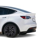 Poklice na kola 19" Tesla Model Y Juniper 2025-2026 Sada 4 ks Plast PC a ABS Otvor pro ventilek Kryty disků na auto 4