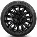 Poklice na kolesá 18" Tesla Model 3 Highland Sada 4 ks Plast ABS Lesklá čierna So stredovými krytkami Otvor pre ventilek Kryty diskov 3