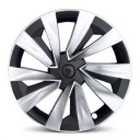 Poklice para rodas 19" Tesla Model Y Juniper 2025-2026 Conjunto de 4 unid Plástico PC e ABS Abertura para válvula Capas de discos 8