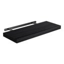 Półka ścienna 42 x 16 x 2 cm Drewniana półka wisząca na ścianę z ukrytym metalowym uchwytem 3