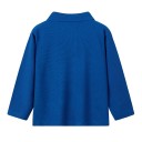 Polo de niño con cuello y botones Camiseta de poliéster de manga larga Camiseta deportiva de un solo color para niños y niñas 6 Polo de niño con cuello y botones Camiseta de poliéster de manga larga Camiseta deportiva de un solo color para niños y niñas 6