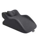 Poloháló klínpárna 60,7 x 36,5 x 24 cm Ergonomikus párna a lábak, hát és térdek támasztására Pihenő, olvasó és relaxáló párna 5