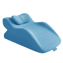 Poloháló klínpárna 60,7 x 36,5 x 24 cm Ergonomikus párna a lábak, hát és térdek támasztására Pihenő, olvasó és relaxáló párna 7