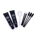 Polopermanentní henna na obočí 2 x 15 ml ve 3 přírodních odstínech s aplikačním příslušenstvím pro salonový vzhled obočí doma 6