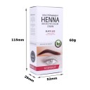 Polopermanentní henna na obočí 2 x 15 ml ve 3 přírodních odstínech s aplikačním příslušenstvím pro salonový vzhled obočí doma 7
