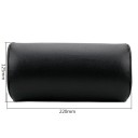 Polštář do auta opěrka hlavy ochrana krku 12,5 x 22 cm umělá kůže černý polštář na opěrku hlavy do auta pro pohodlné cestování 4