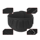 Polstrovaný fitness pás vel. S 124 cm s mesh konstrukcí pro silový trénink, posilovací bandáž s šířkou 16,5 cm a páskou na suchý zip 5