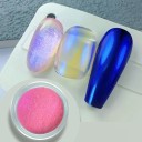 Polvere per unghie a specchio perlato per Manicure - Effetto su Unghie Gel e Acriliche 8