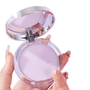 Polvo compacto morado maquillaje en crema resistente al agua Composición natural Efecto mate de larga duración Para todo tipo de piel 6