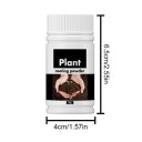 Polvo de raíces para el apoyo al crecimiento de raíces 50 g Mezcla en polvo para el enraizamiento de plantas Tarro blanco 6,5 × 4 cm para el cultivo 4