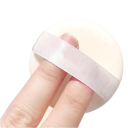 Polvo suelto fijador de maquillaje con espejo Polvo iluminador compacto y portátil para todos los tipos de piel 5