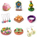 Polymer Modelling Clay Set with Modelling Tools and Accessories Bag approx. 20 g For Making Jewellery and Earrings as well as Figures and Decorations 6